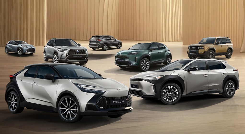 Siedem SUV-ów Toyoty