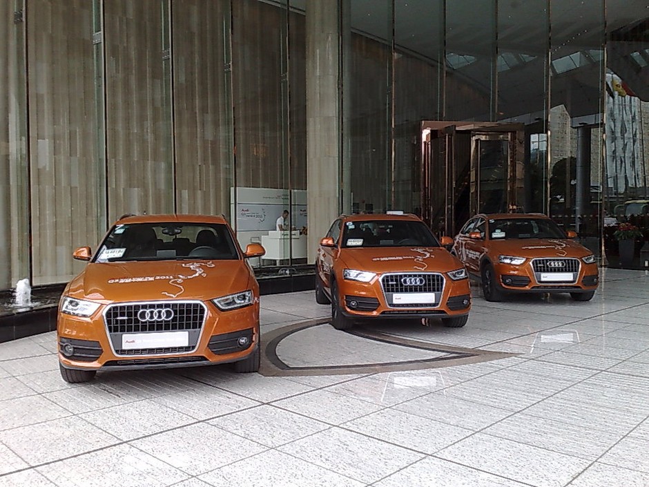 Audi Q3 na chińskich drogach