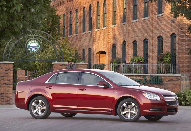 Chevrolet Malibu północnoamerykańskim samochodem roku 2008