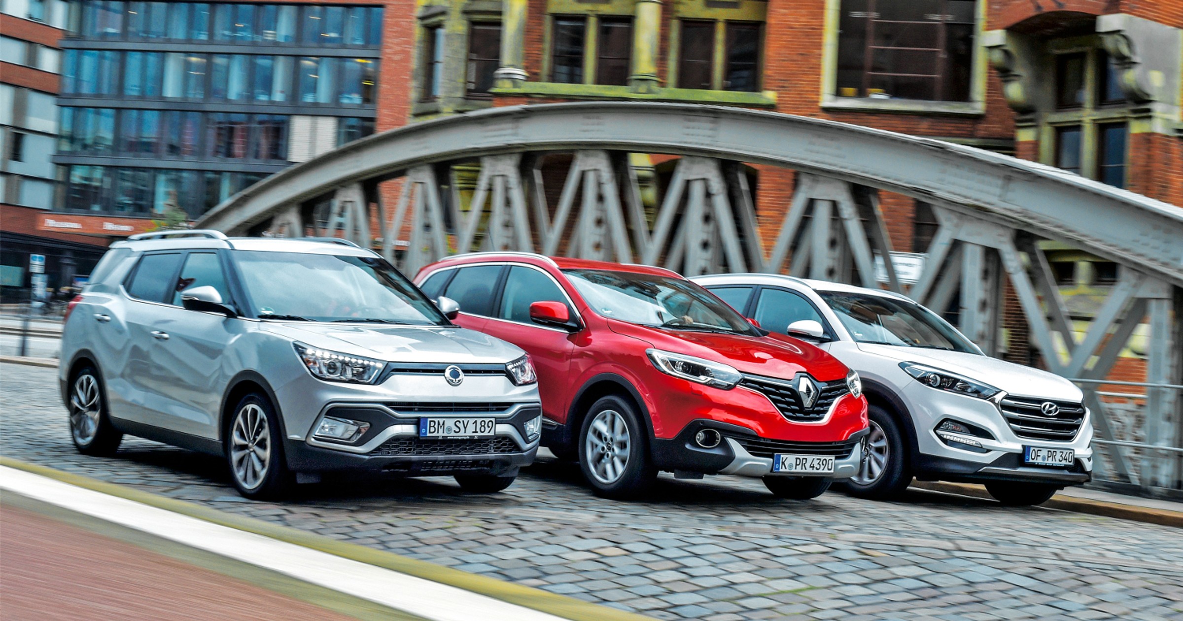 Hyundai Tucson, Renault Kadjar, SsangYong XLV