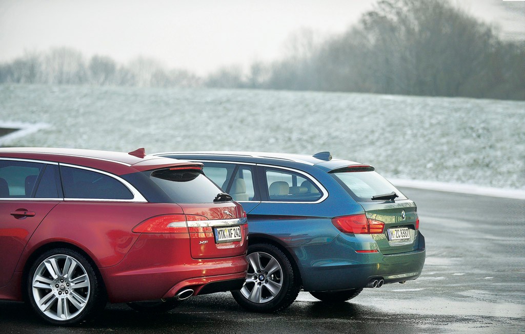BMW 530d Touring kontra Jaguar XF Sportbrake: luksusowe kombi dla rodziny