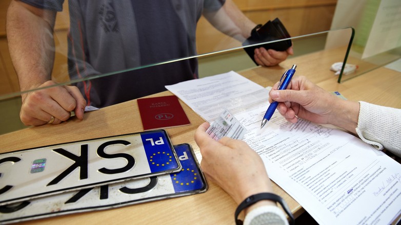 Rejestracja samochodu