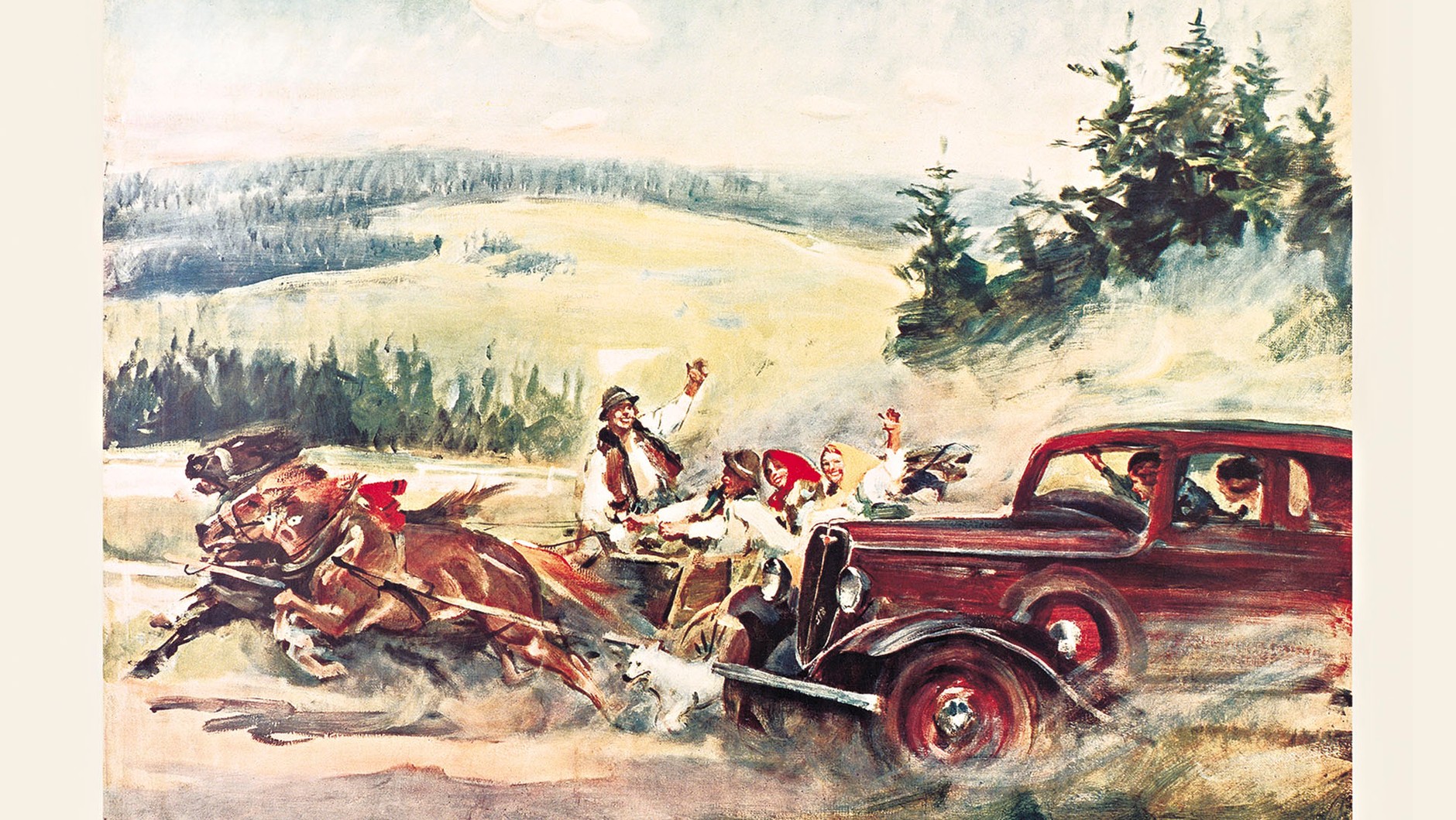 100 lat Fiata w Polsce Plakat