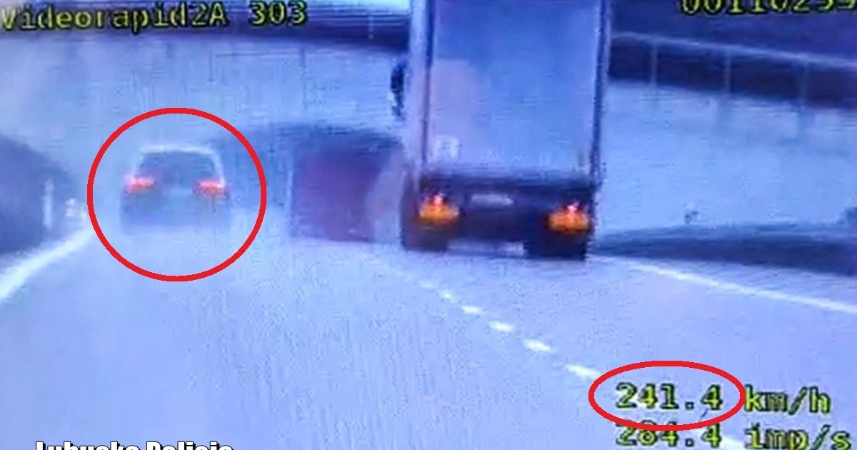 33-letni Niemiec za jazdę z prędkością ponad 240 km/h po autostradzie A2 dostał mandat 2,5 tys. zł
