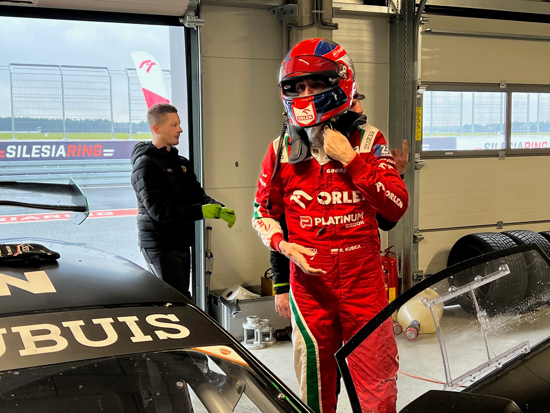 Co-driving z Robertem Kubicą na torze Silesia