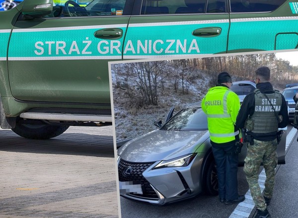 Polsko-niemiecki patrol Straży Granicznej odzyskał trzy auta w ciągu jednej doby
