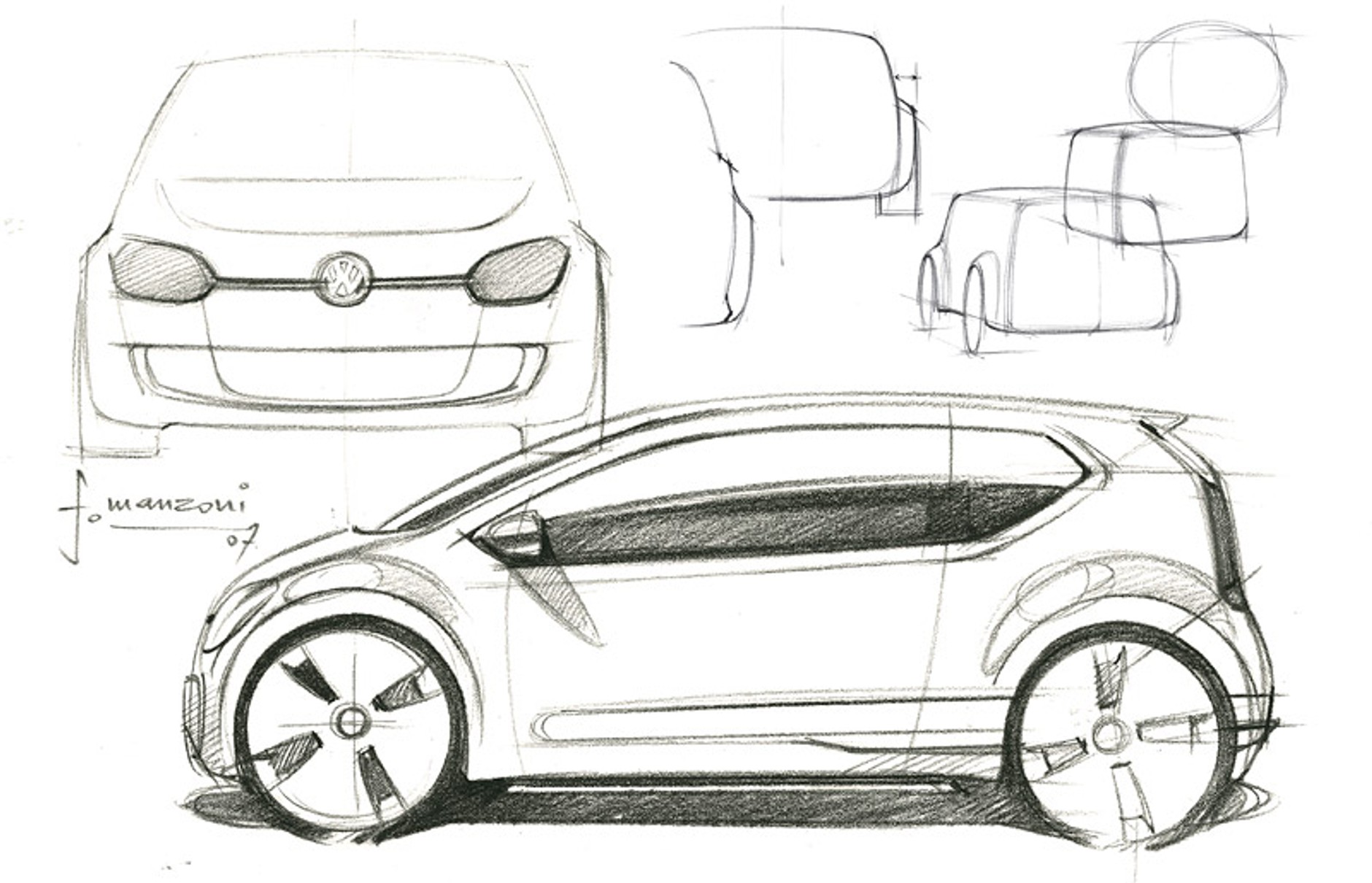 IAA Frankfurt 2007: miejski Volkswagen Up!