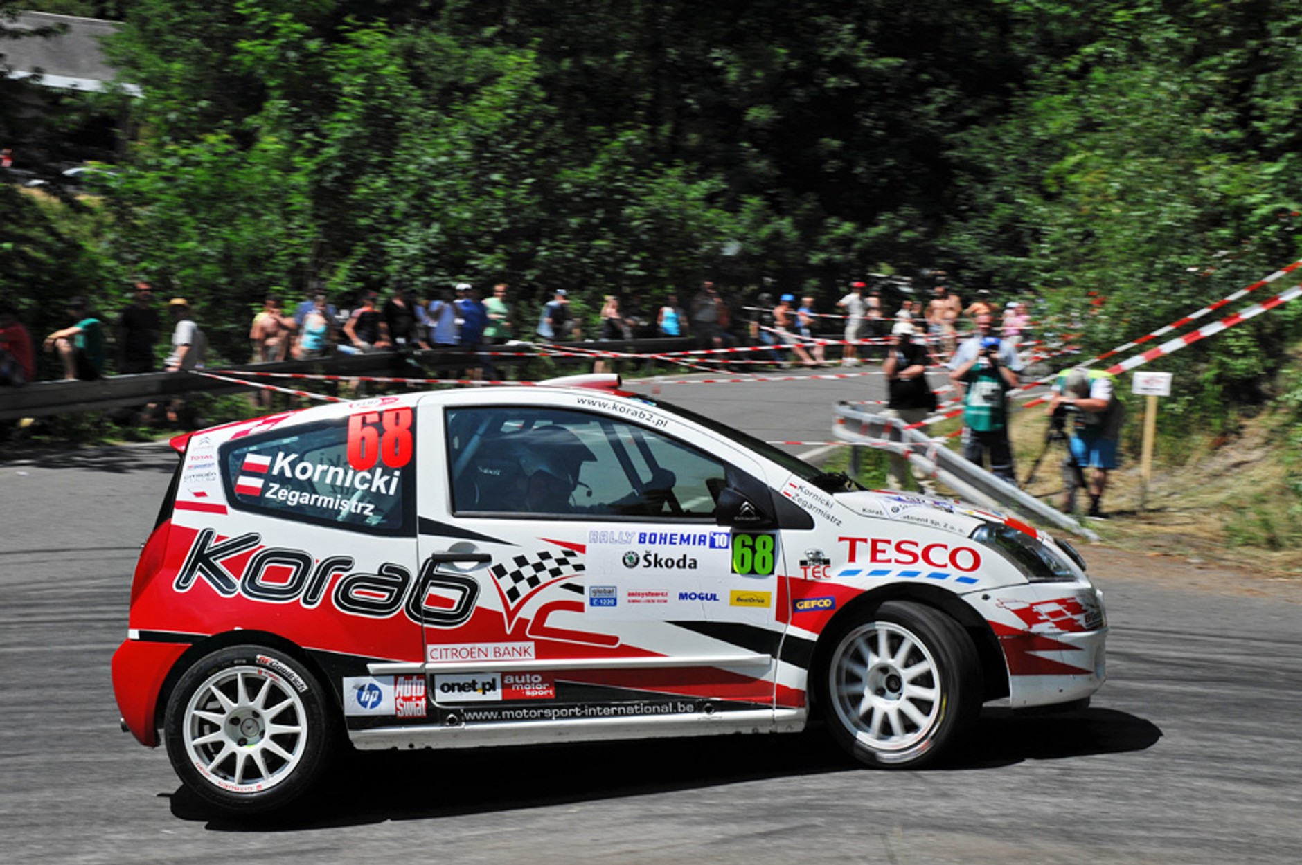 Rajd Bohemia 2010: duet Bębenków znów najlepszy w Citroën Racing Trophy