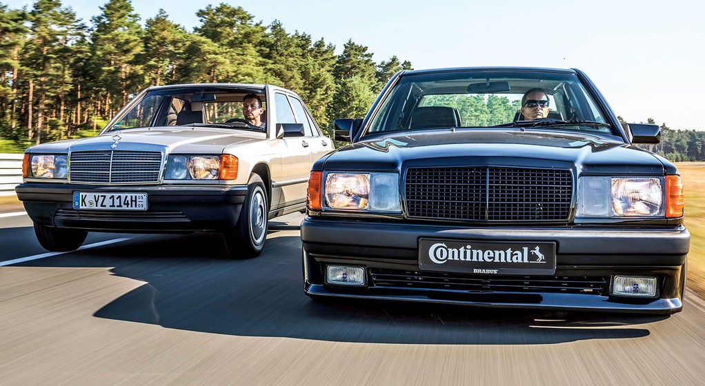 Mercedes 190 E kontra Brabus 190 E 3.6S
