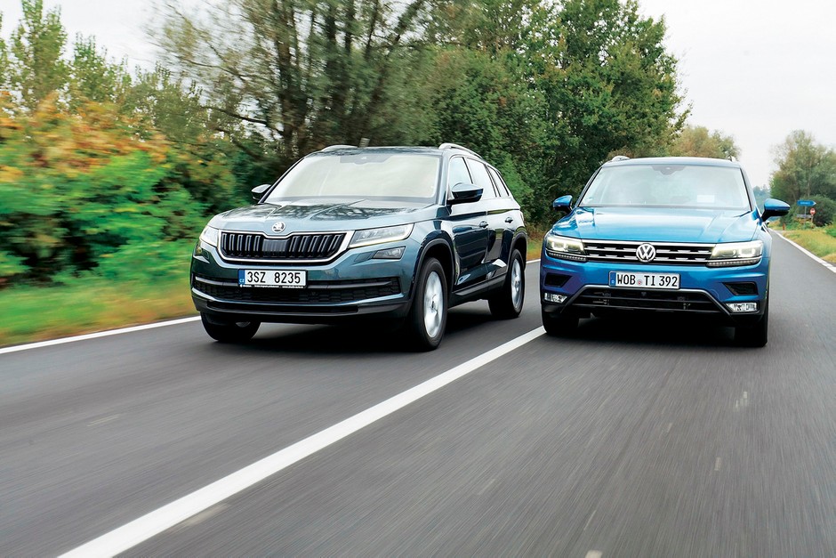 Porównanie: Skoda Kodiaq kontra VW Tiguan