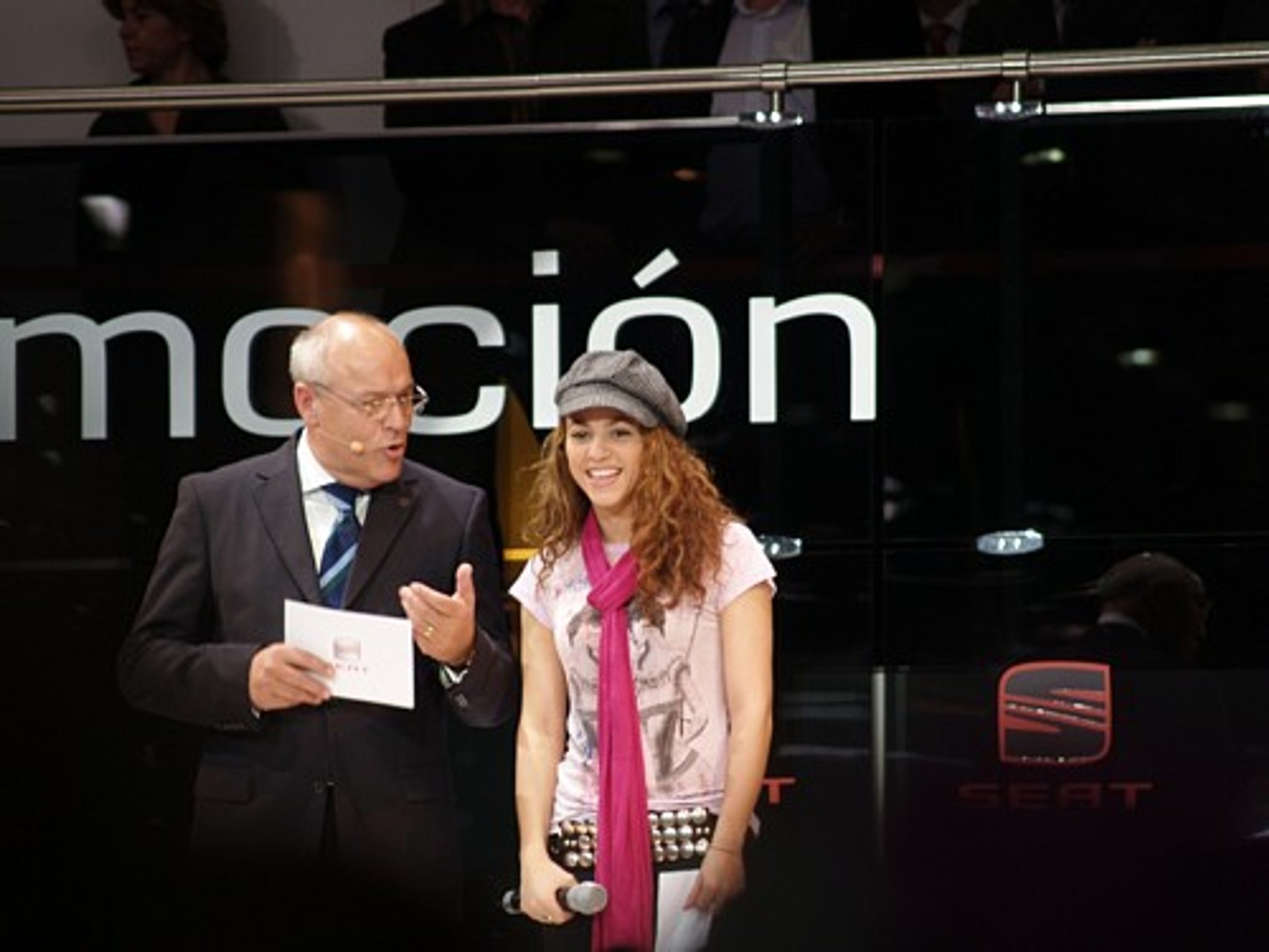 Shakira na stoisku Seata