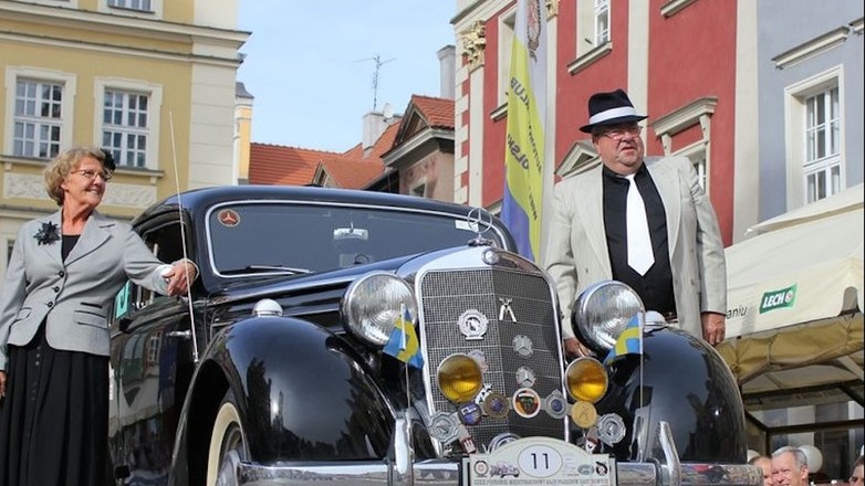 Rajd pojazdów zabytkowych w Poznaniu