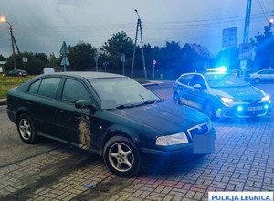 Policjant po służbie zauważył u kierowcy skody znajome objawy. Zareagował od razu