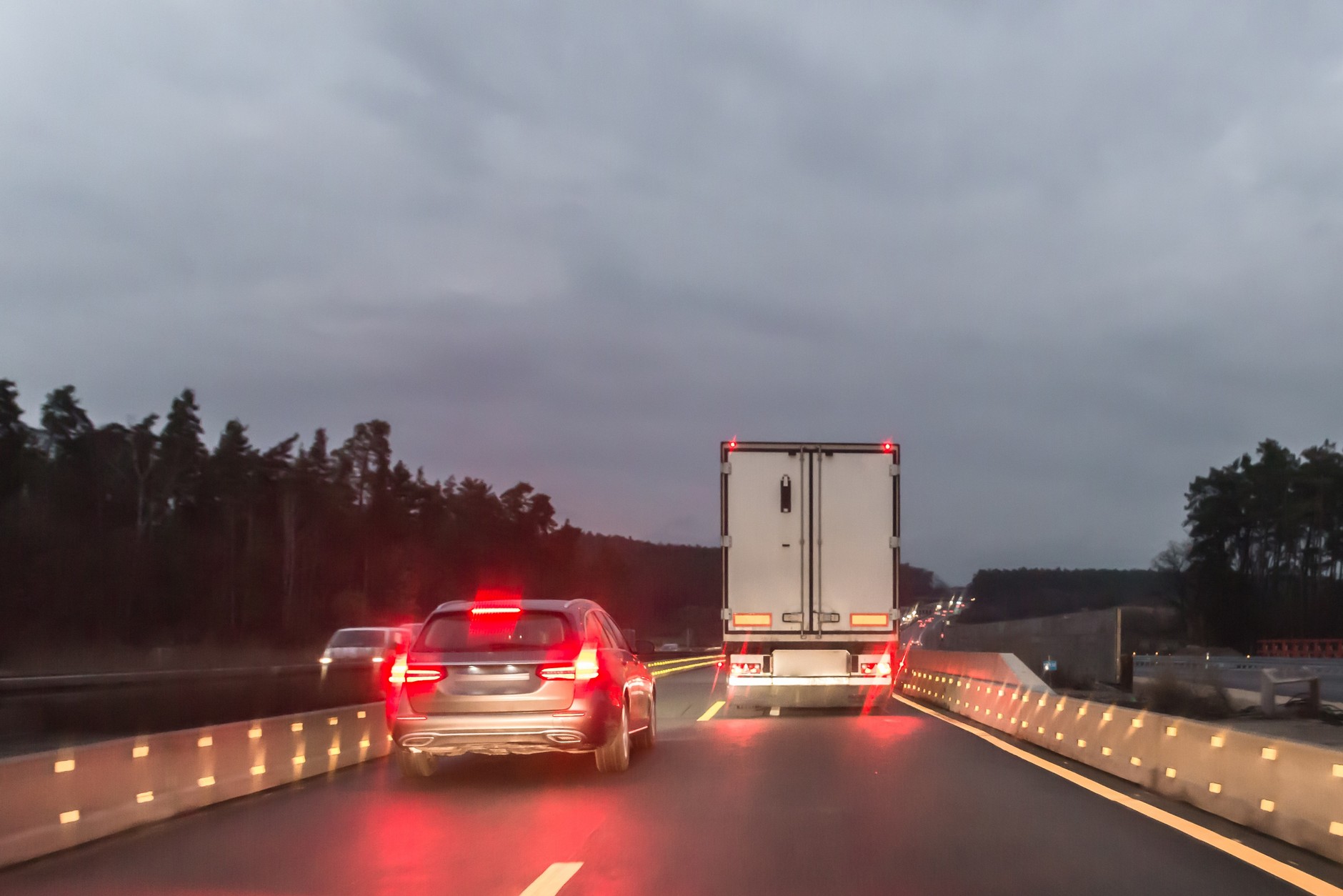 Hamowanie na autostradzie