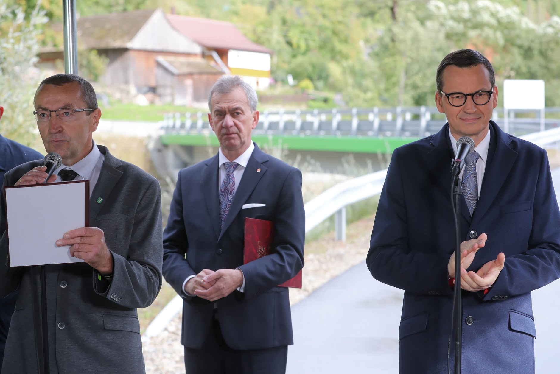 Szczawa, wizyta premiera Mateusza Morawieckiego