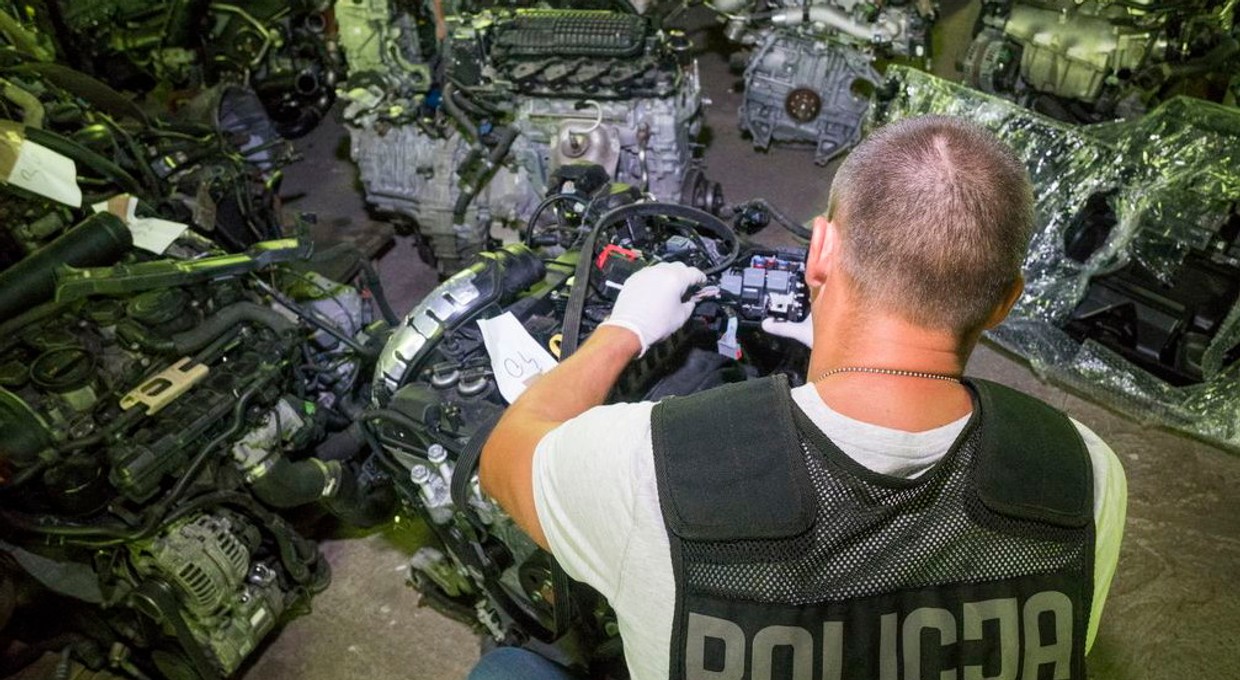 Kradzieże samochodów w Polsce wg policjantów