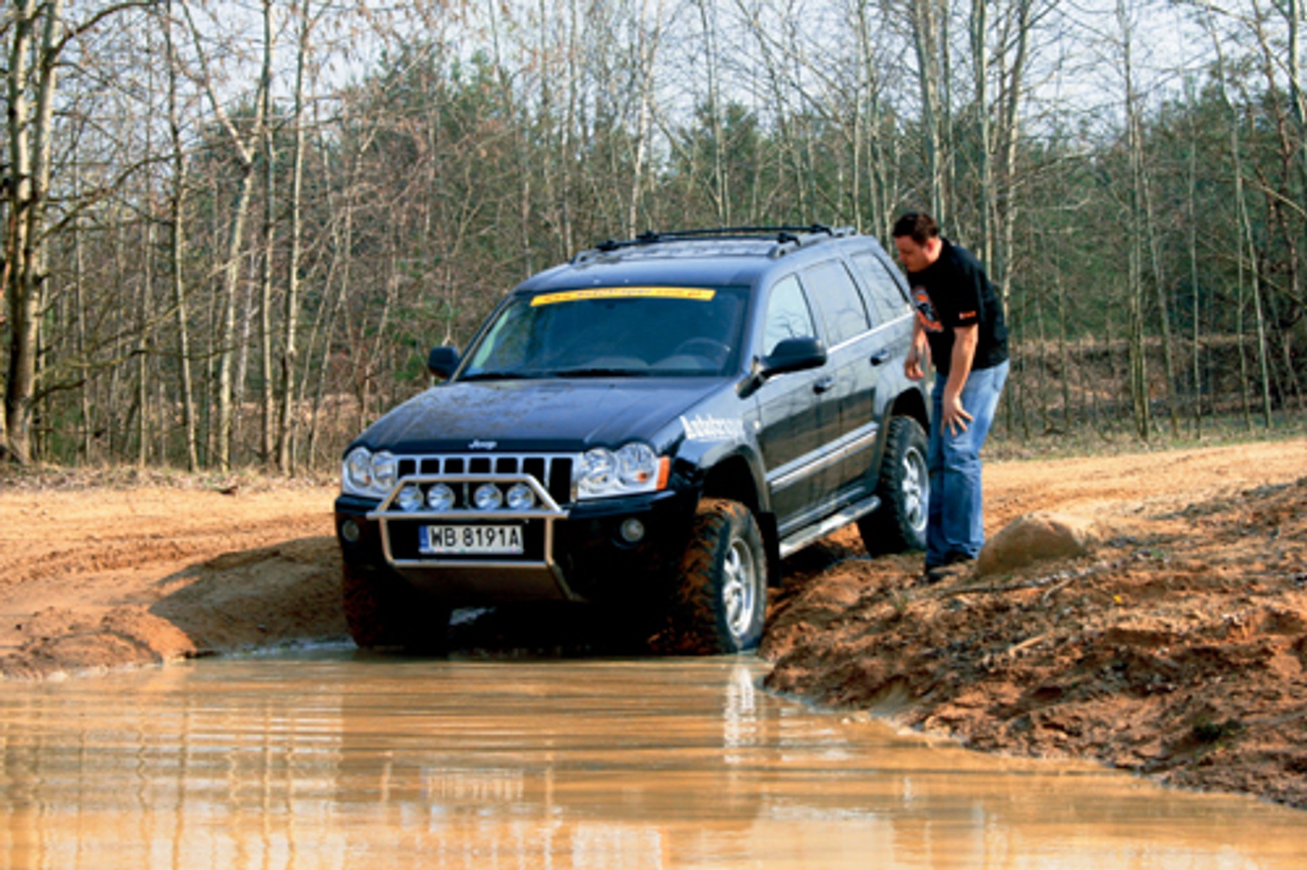 Szkoła 4x4 - Jazda po wodzie.