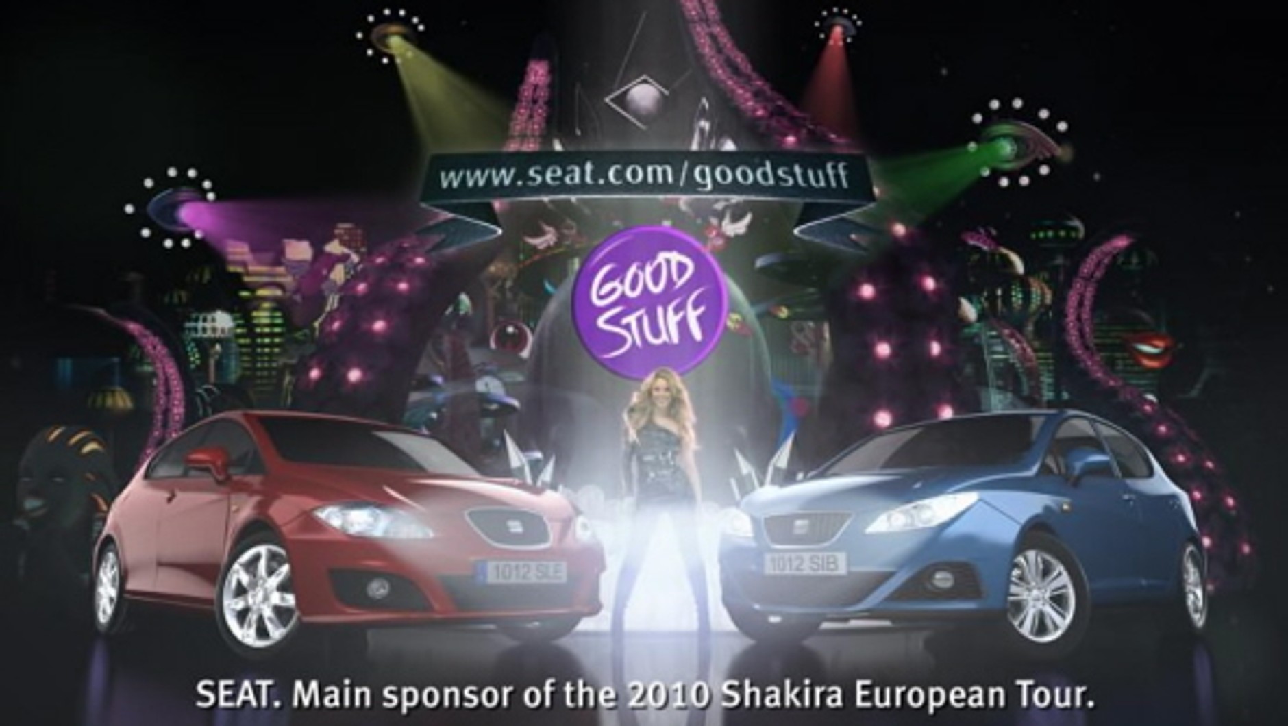 Seat i Shakira: reklama telewizyjna w technice animacji cyfrowej