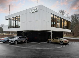 Luksusowa stacja ładowania "elektryków" Audi. Możesz tam odpocząć