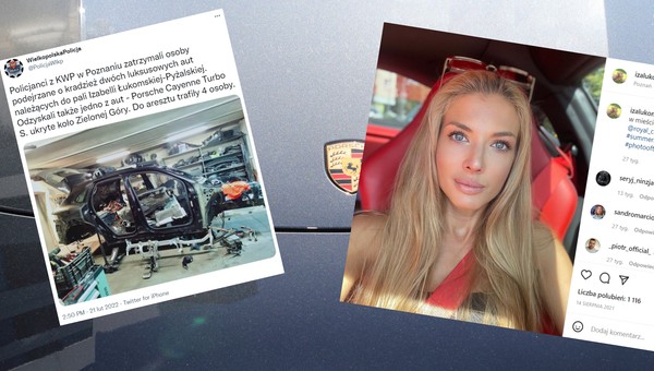 Łukomska-Pyżalska odzyskała Porsche. Auto nie nadaje się do jazdy