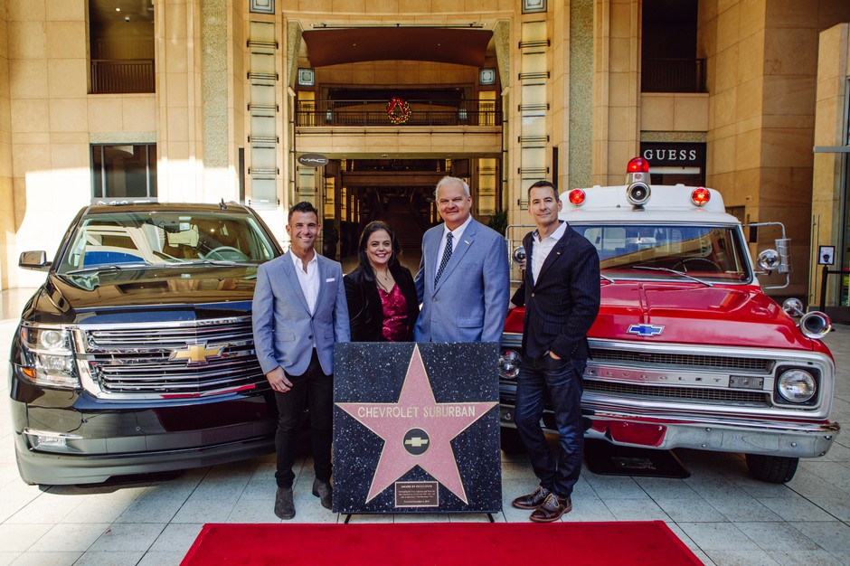 Chevrolet Suburban pierwszym autem uhonorowanym miejscem w Hollywoodzkiej Alei Gwiazd