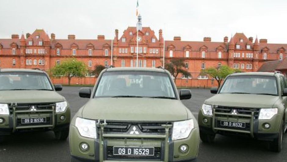 Mitsubishi Pajero - W służbie Irlandzkiej Armii