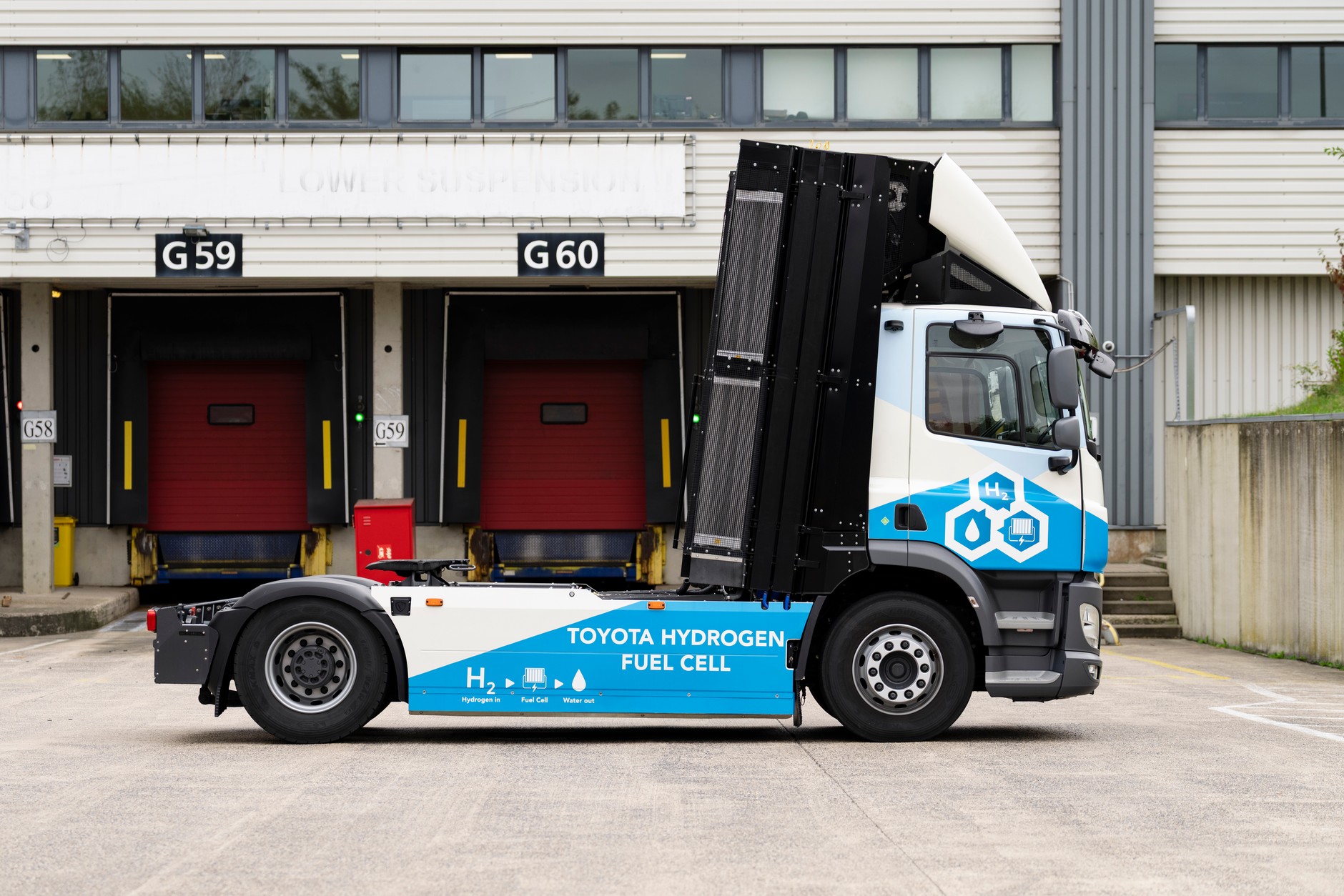 Wodorowa ciężarówka Toyoty i VDL marki DAF