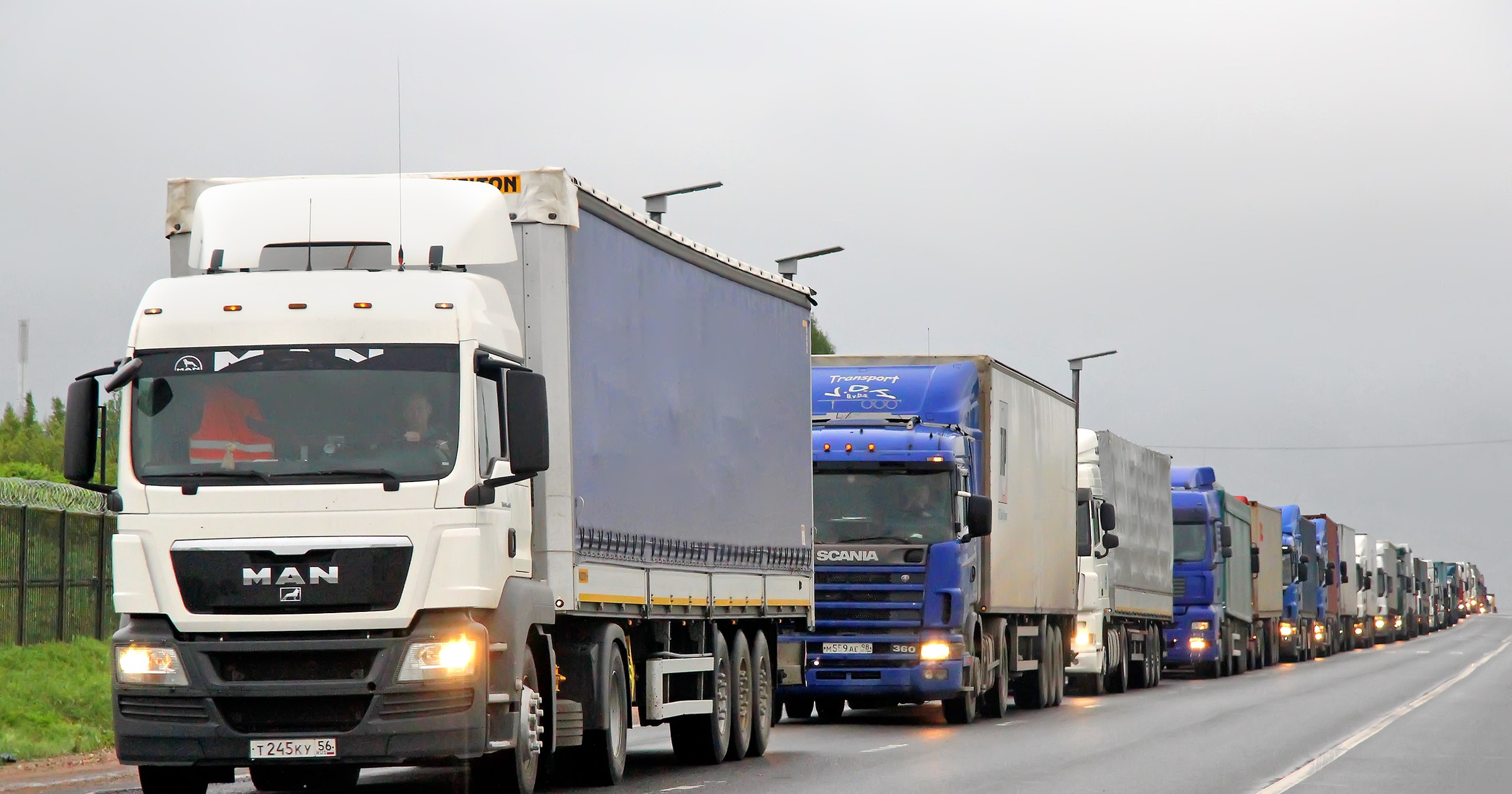 Już po 10 października br. firmy transportowe z UE i innych europejskich krajów nie będą mogły przewozić towarów na terytorium Rosji
