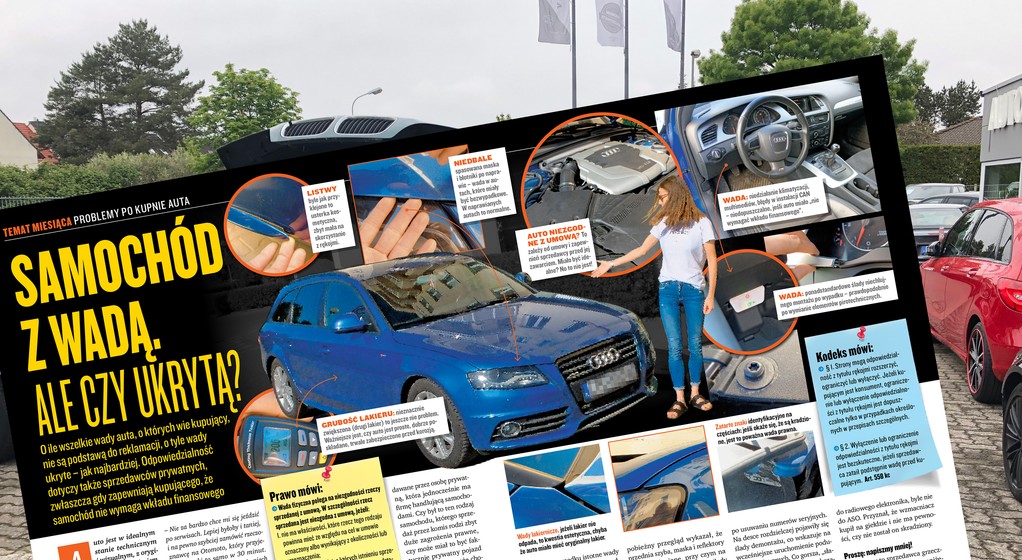 Auto z wadą? Kupującego chroni rękojmia