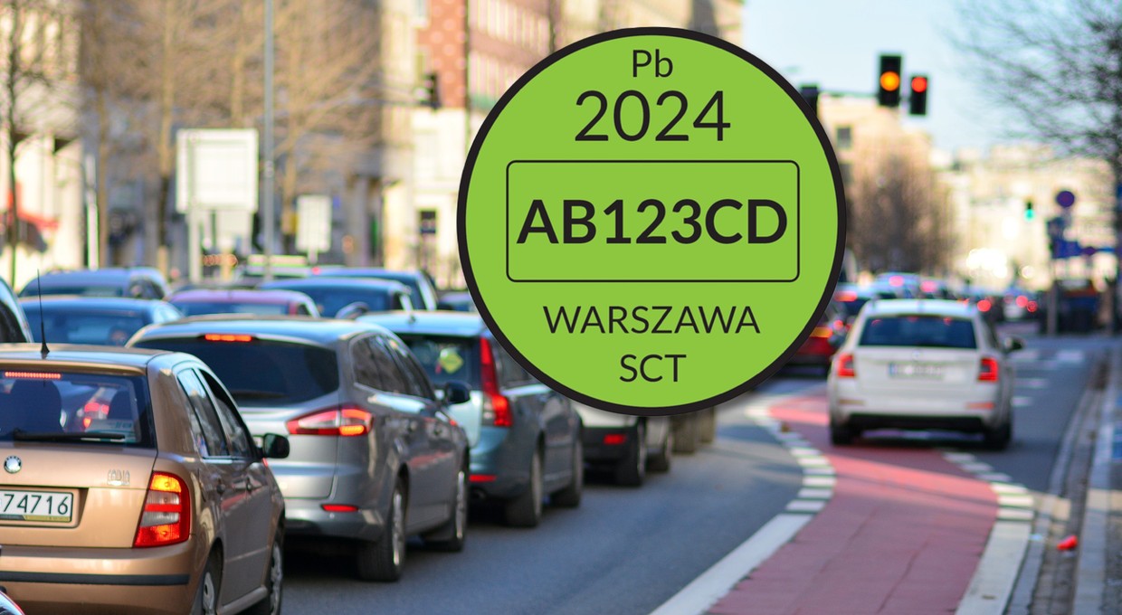 W Warszawie startuje Strefa Czystego Transportu. Które samochody potrzebują naklejki?