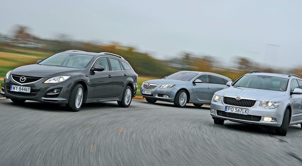 Porównanie: Mazda 6, Opel Insignia i Škoda Superb