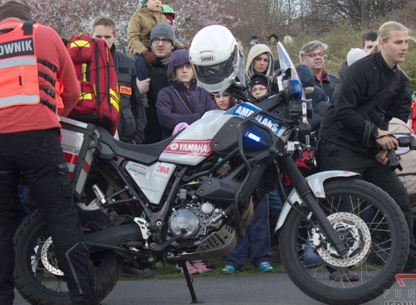 Motoambulans Yamaha XT660Z Ténéré - 50 000 km na liczniku