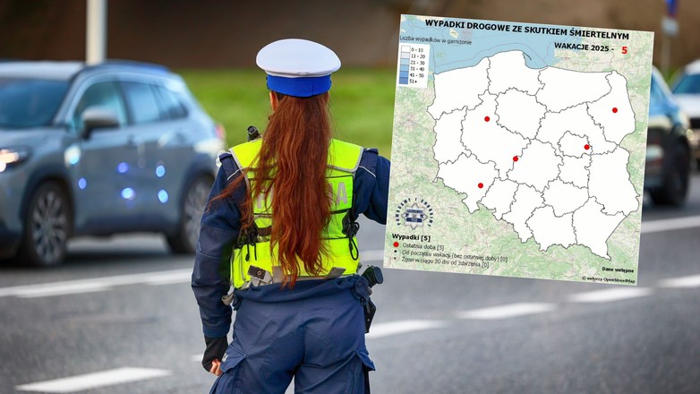 Na policyjnej mapie tragicznych wypadków drogowych pojawiły się już pierwsze czerwone punkty