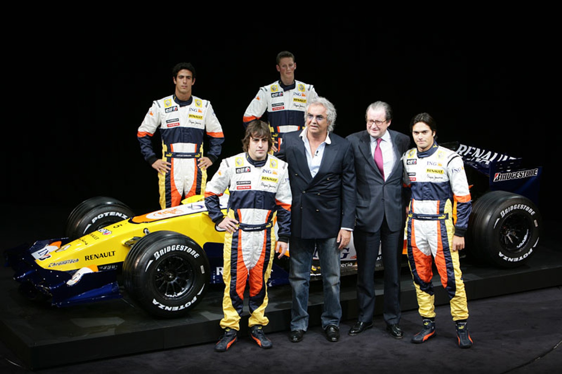 ING Renault F1 Team 2008 - kierowcy, historia