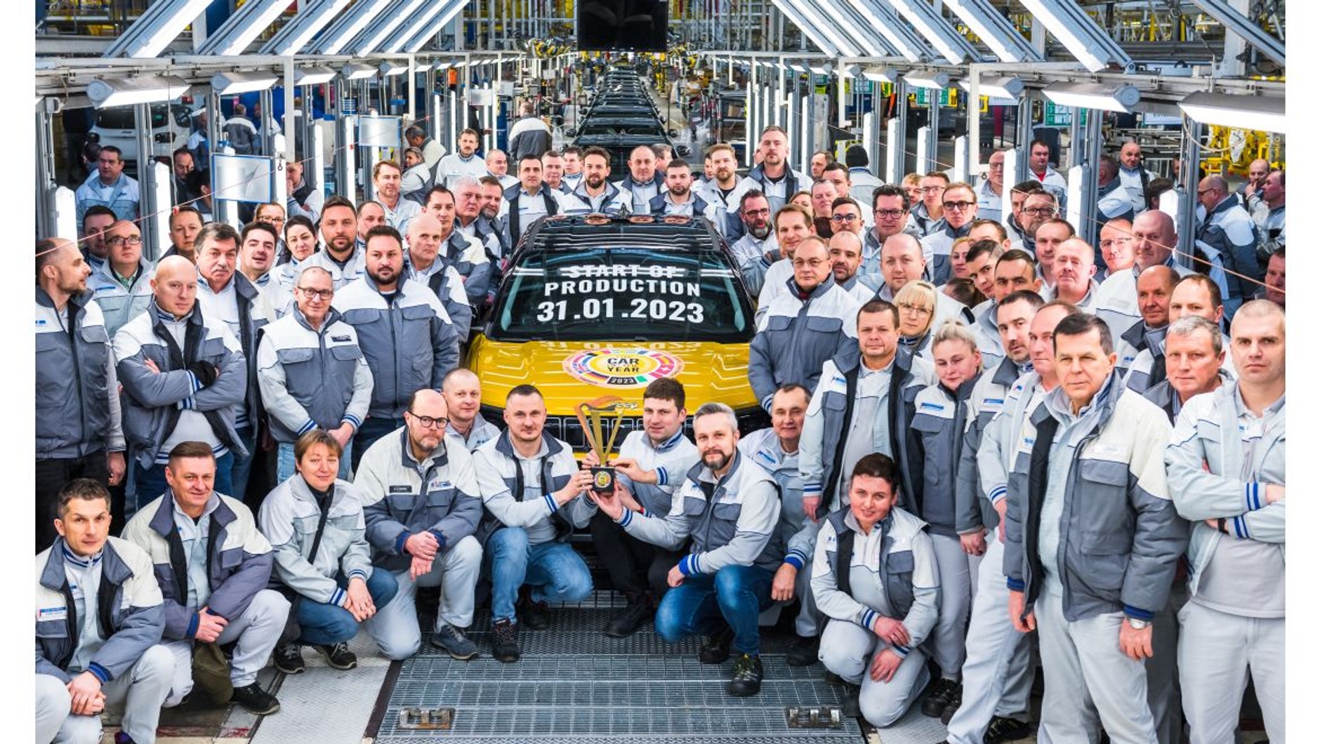 Zakład Stellantis w Tychach rozpoczyna produkcję modelu Jeep Avenger – zdobywcy tytułu "European Car of the Year 2023".