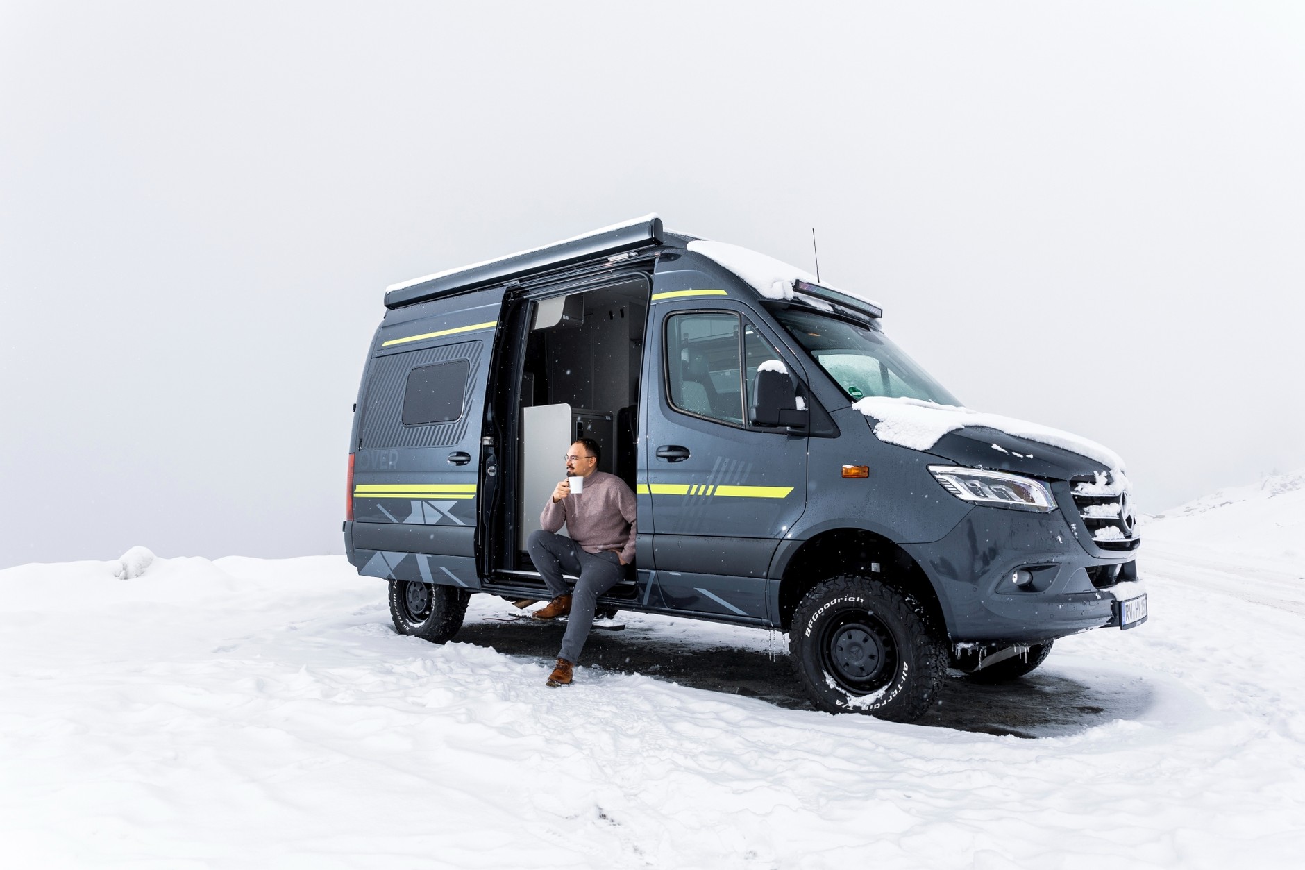 Zimowy test kampervana Hymer Grand Canyon S CrossOver