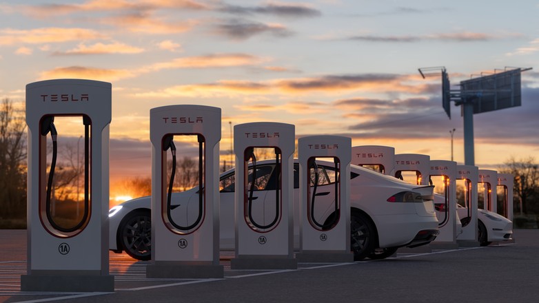 Stacja Tesla Supercharger w Polsce