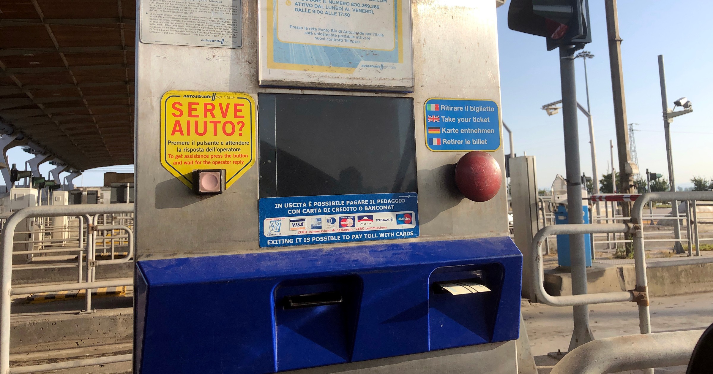 Opłata za autostradę we Włoszech