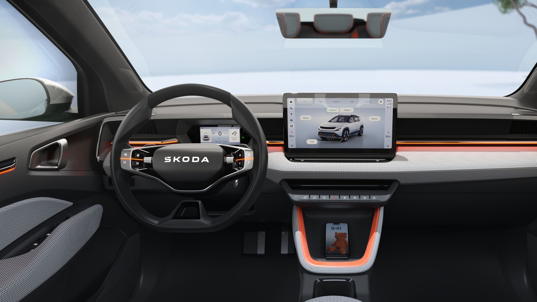 Zapowiedź wyglądu kabiny Skody Epiq
