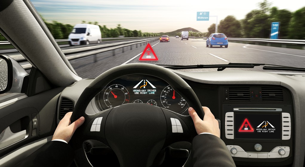 Jazda pod prąd - system ostrzegania