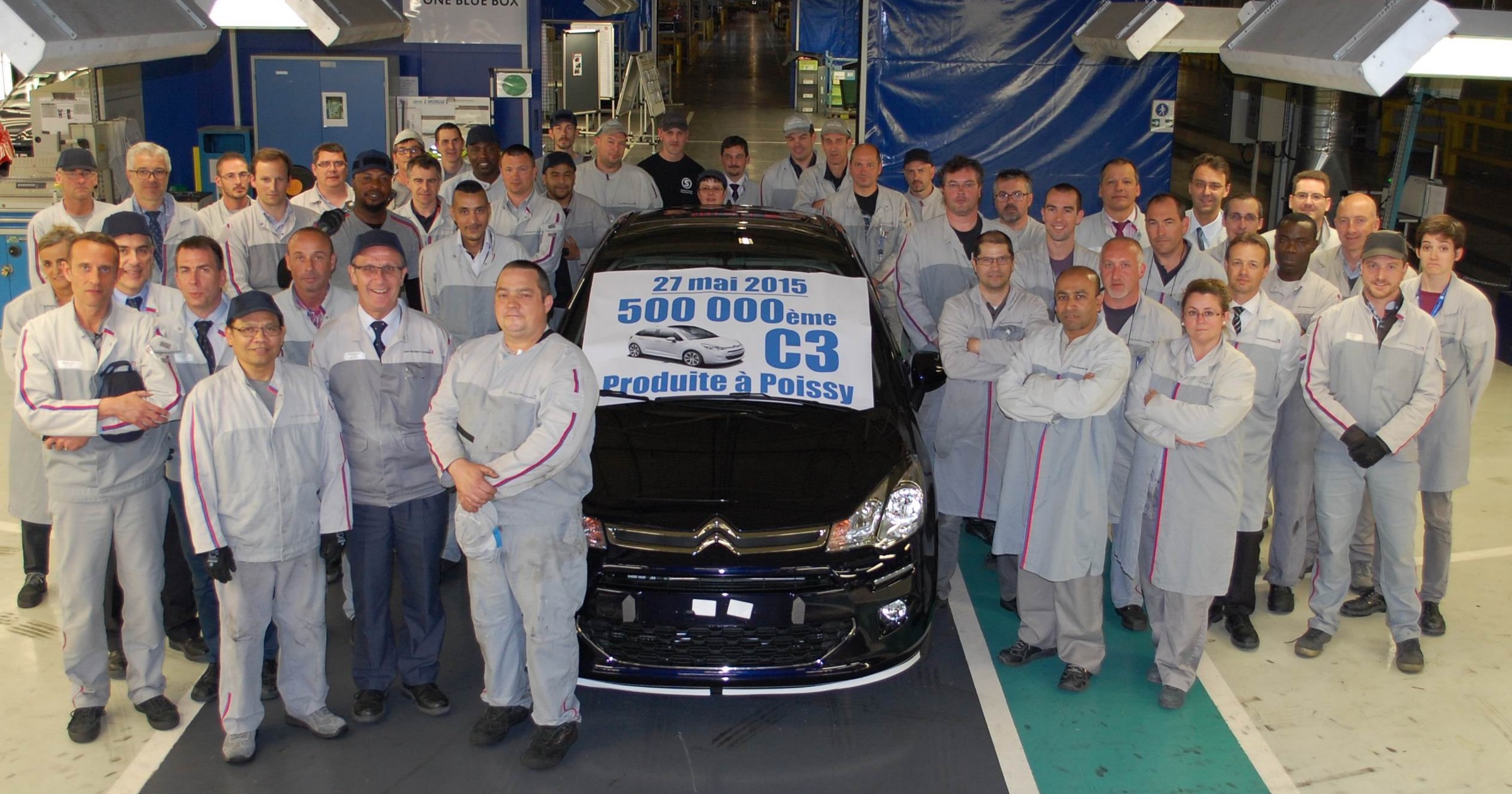 Jubileuszowy Citroën C3 z Poissy