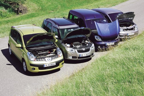 Skoda Roomster, Nissan Note, Renault Kangoo, Opel Meriva - Małe nie musi być ciasne!