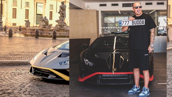 Budda kupił Lamborghini Huracana STO. Kim jest i co jeszcze ma w garażu? 