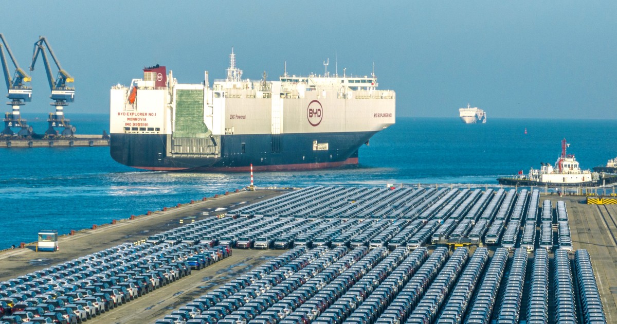 Statek BYD Explorer No.1: transportuje auta na eksport, także do Europy