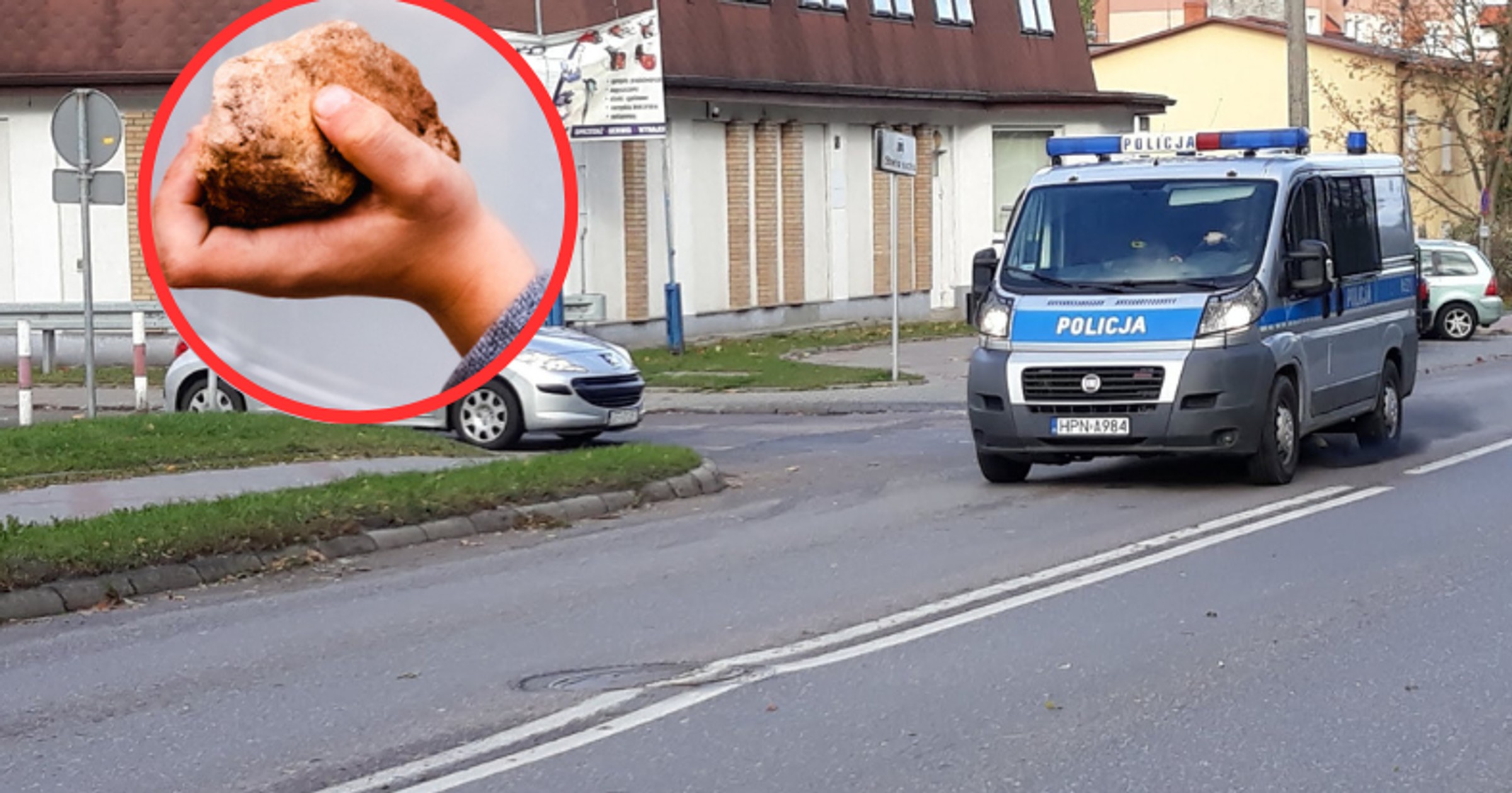 Gorąca znajomość zakończyła się obrzuceniem kamieniami
