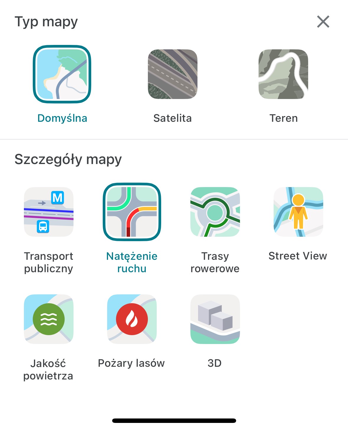 Personalizacja Google Maps