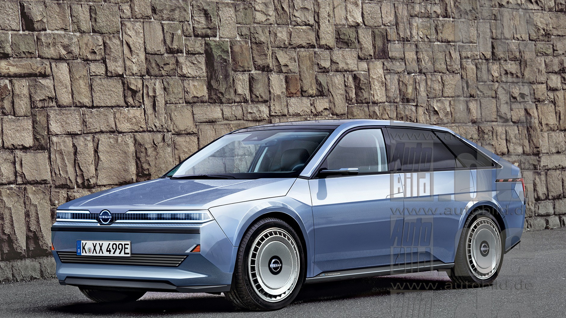 Nissan Bluebird w stylu retro