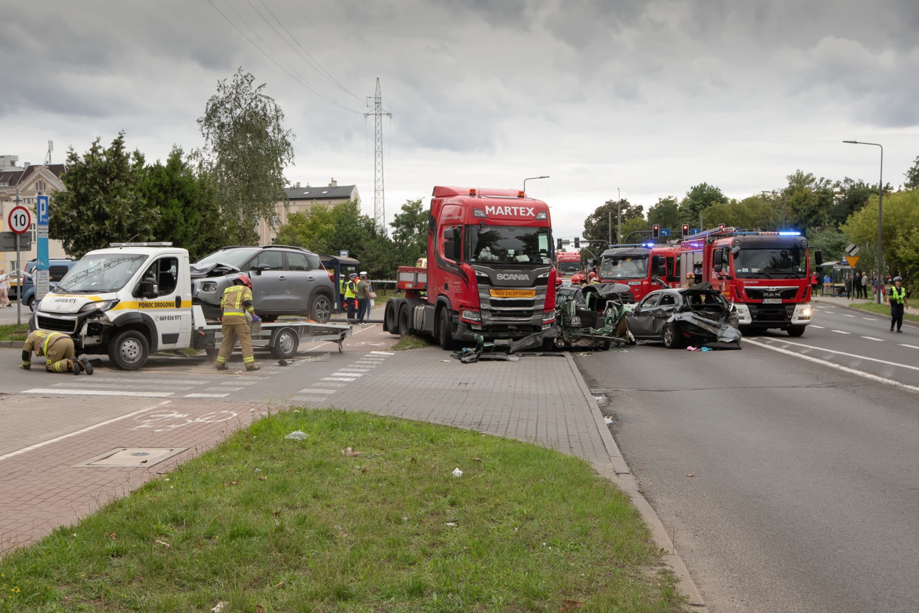 Karambol w Bydgoszczy