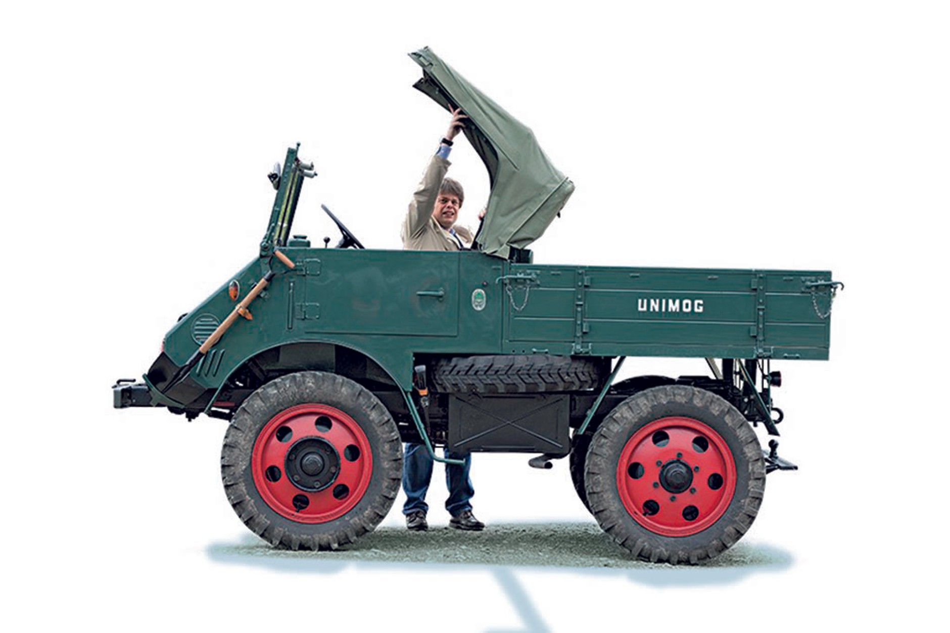 Rolnik kontra żołnierz - Unimog 2010 kontra Porsche 597 Jagdwagen