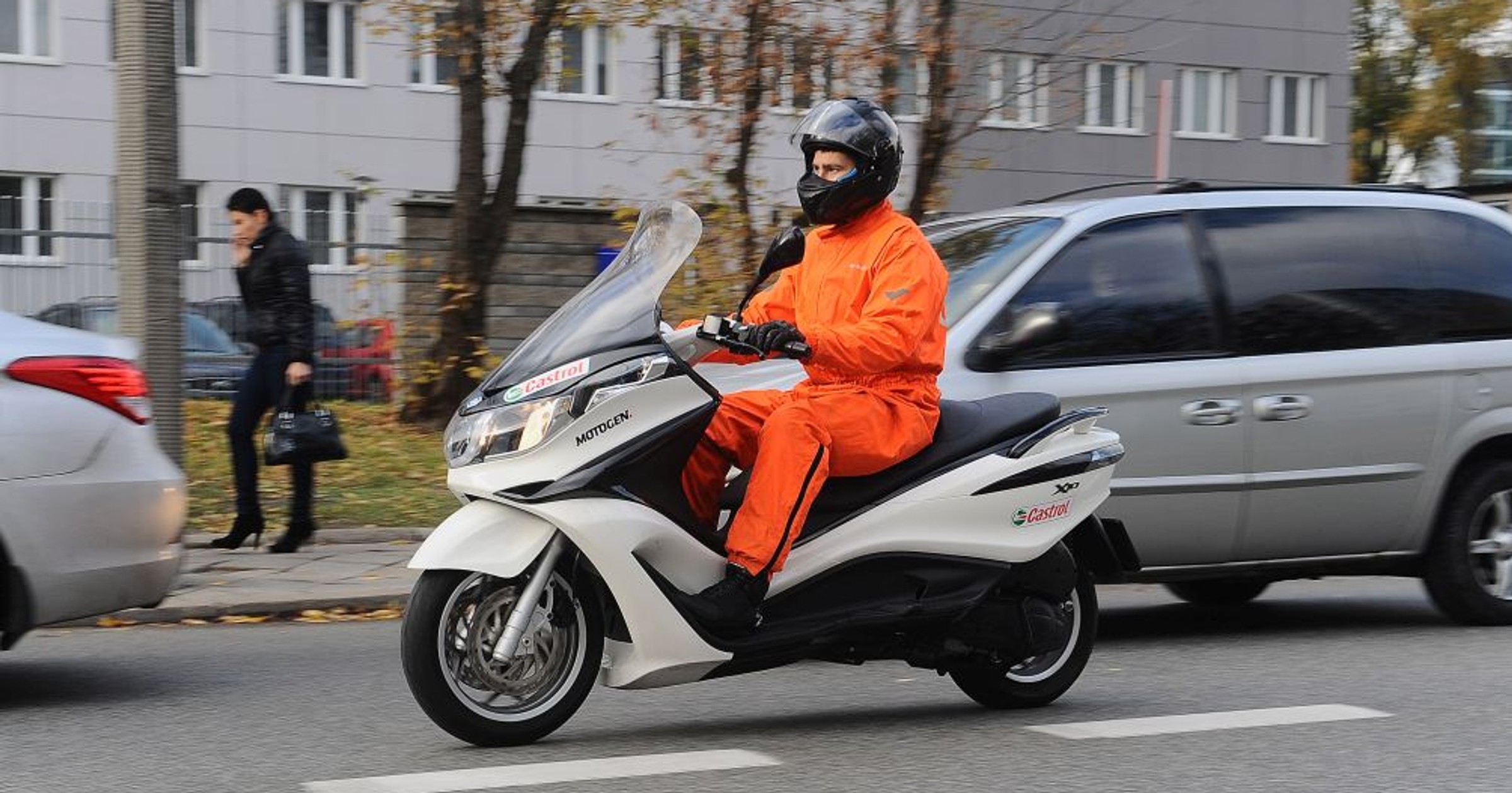 Nawet w niskich temperturach wybieramy jednoślad, bo to sprawia nam wielką frajdę